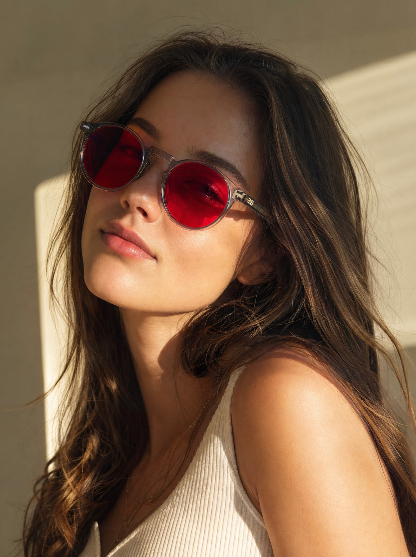 REM28 eyewear on model