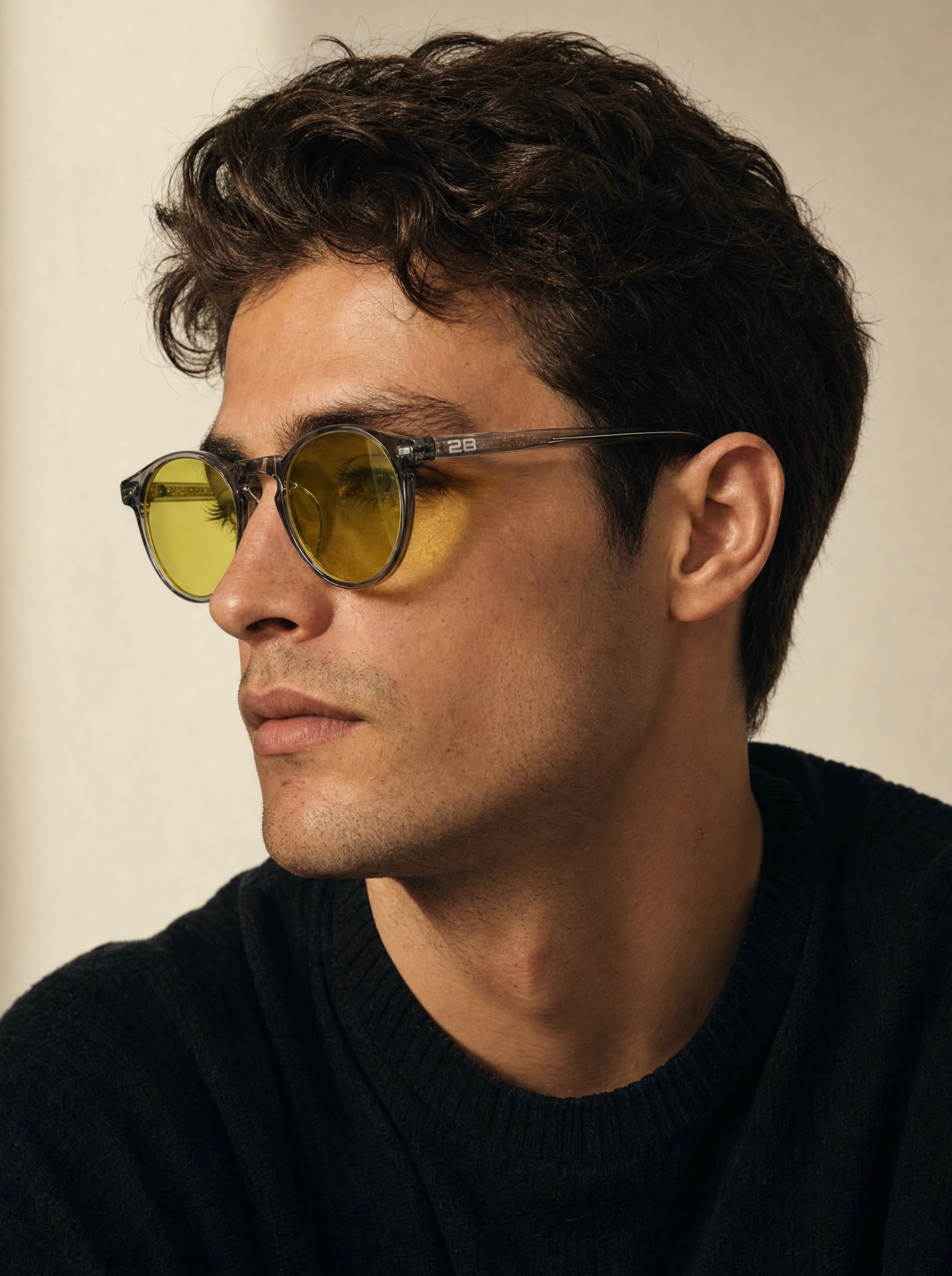 REM28 eyewear on model