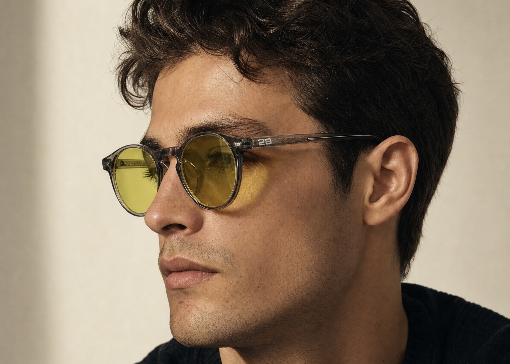 REM28 eyewear on model