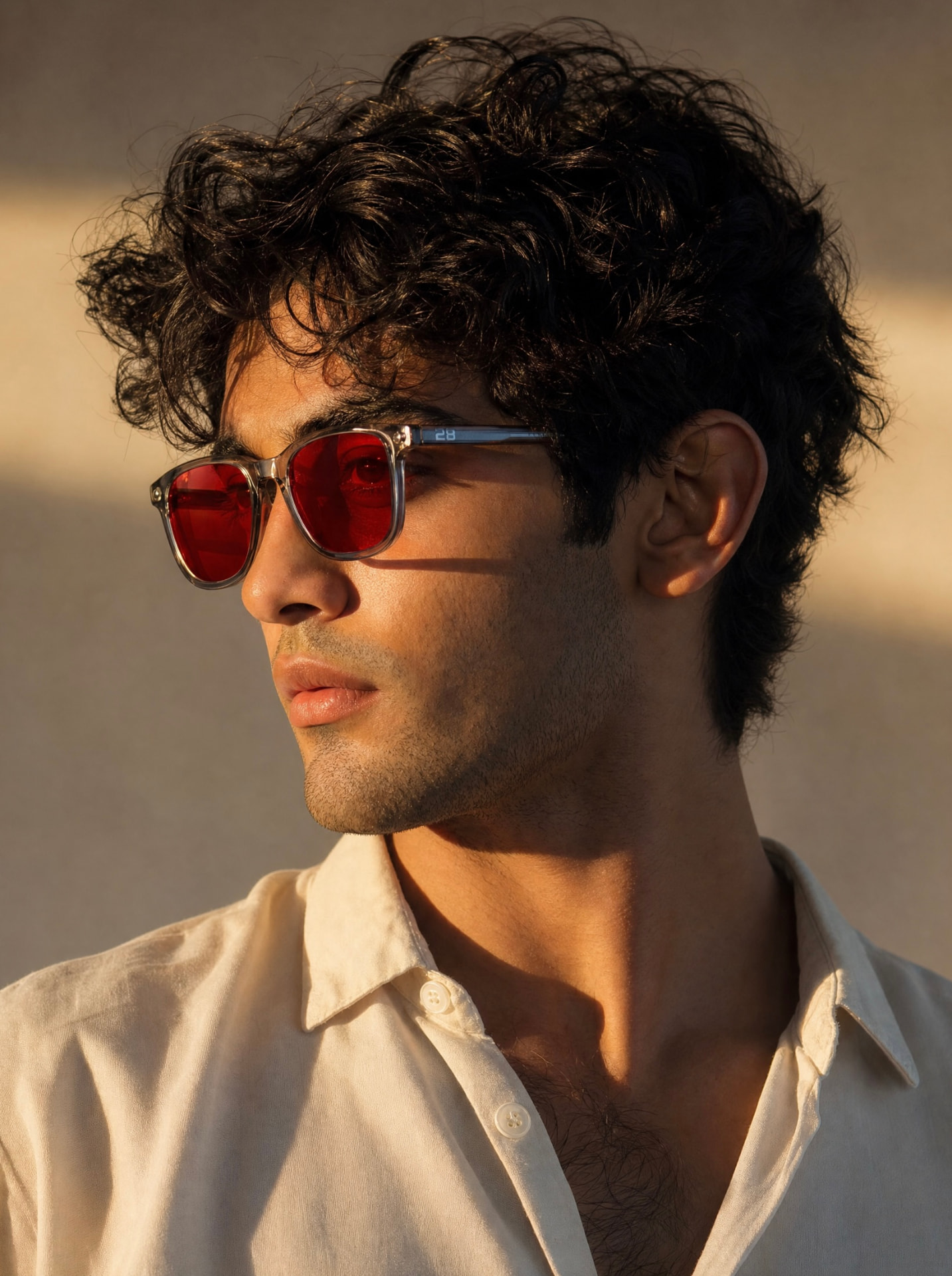 REM28 eyewear on model