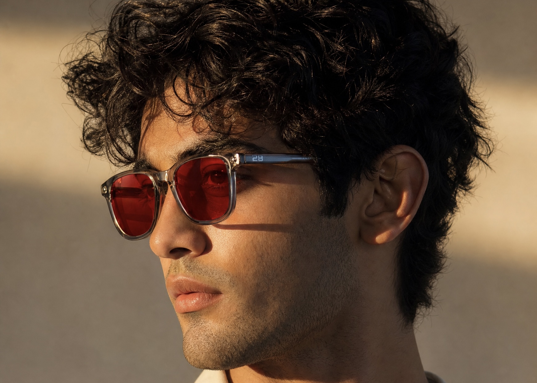 REM28 eyewear on model